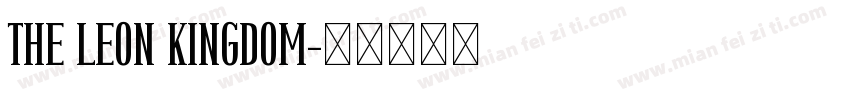 The Leon Kingdom字体转换